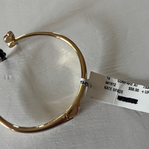 Kate Spade Bracelet Bangle ~ Dress The Part ~ Mustache & Sunglasses ~ Hinged NWT - Picture 2 of 4